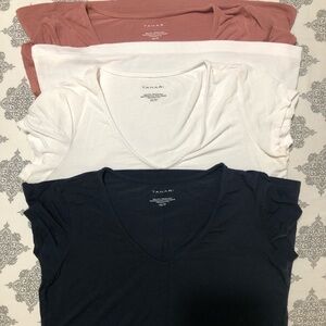 Tahari v-neck short sleeve tops - bundle of 3